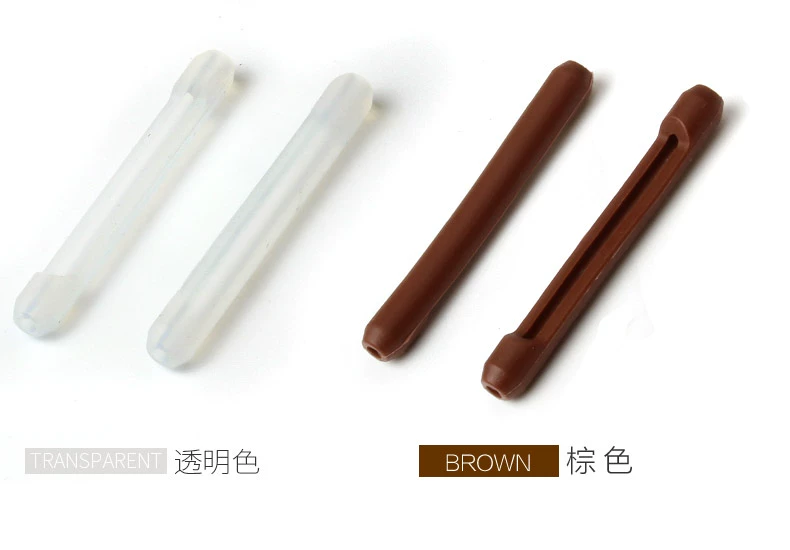 Kính chống trượt nắp silicon kính cố định tai móc kính khung phụ kiện chân che chân - Kính khung