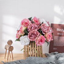 Manufacturers sell night rose Ruyi rose simulation flower export fake flower home decoration wedding MW03336