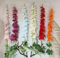 Emulated Wind Letters Fly Swallow Grass Fake flowers Flowers Single Branch Long Branches Violet wedding flower Feixen Flower Living room Flowers