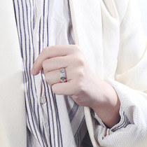 The humbling of the same couple to the ring men and women gilded emulated zircons European and American wedding ring diamond ring male ring opening one piece