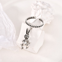 Simple opening Women index finger ring ring retro pendant Rabbit jewelry European and American fashion style manufacturers