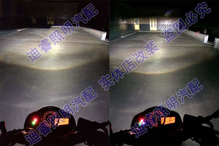 Xe mô tô xenon Piaggio Apulia GPR125-2 ống kính đôi thấu kính lắp ráp đèn pha chỉnh sửa mắt thiên thần đèn xe jupiter