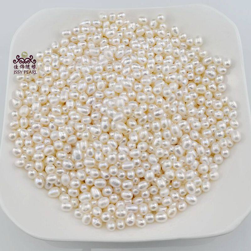 6-7mm for Buddha pearls Purple Color White Natural Fresh Water Pearl light Hide Man Tea Manza Loose Pearls No Holes