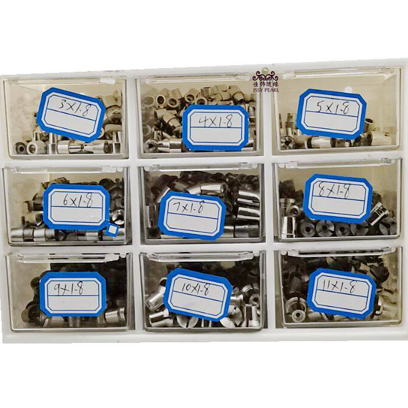 1 8 mm aperture double-needle punching machine automation assorted clamping head wood pearl card bowl Bodhi fixing tool