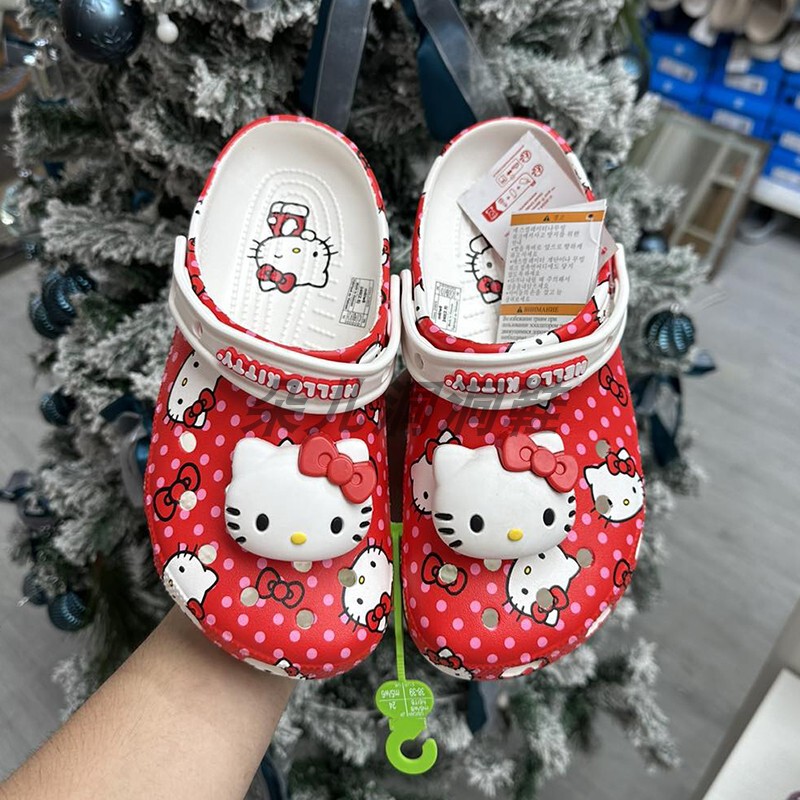 Hello Kitty Co-Branded Clogs Women's Shoes Sandals Beach Shoes Girls' Sandals Water Shoes