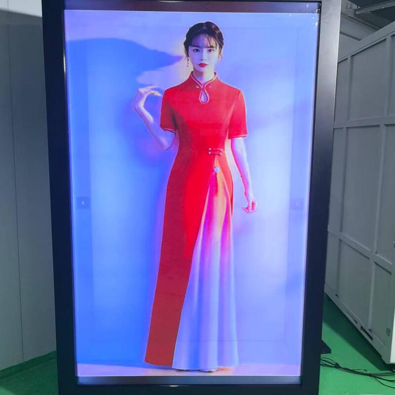 86inch Holographic Cabin Transparent Screen Display Cabinet with Touchable Digital Human Interaction, Naked-Eye 3D Digital Human Interactive Transparent Cabinet 86inch Holographic Cabin Transparent Screen Display Cabinet with Touchable Digital Human Interaction, Naked-Eye 3D Digital Human Interactive Transparent Cabinet