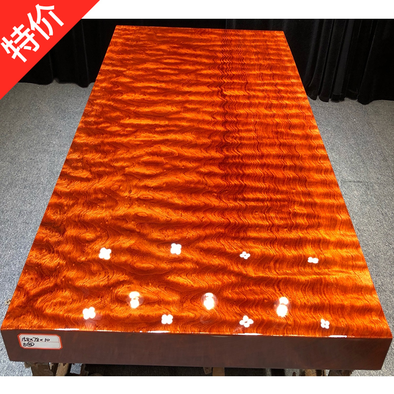 Size: 158 * 78 * 10 bar flower solid wood big board full square