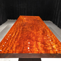 Size: 393-139-11A Bflower large board solid wood log red wood natural side tea table furniture desk painting case