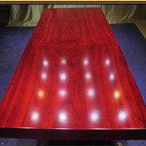 Size: 245-94-10 red flower pear large plate New Chinese solid wood tea table chair combined desk table painting case