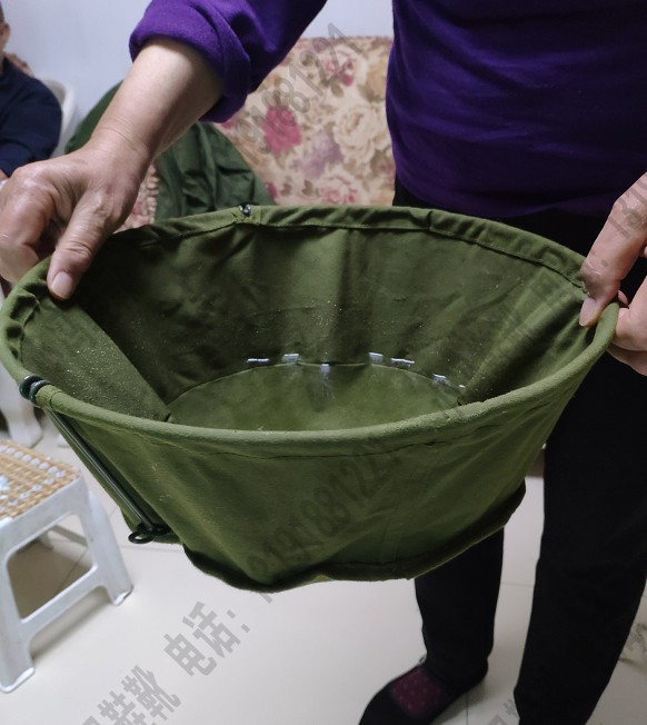 New to stock Old canvas Water basin camping washbasin outdoor with car travel fishing sturdy and durable