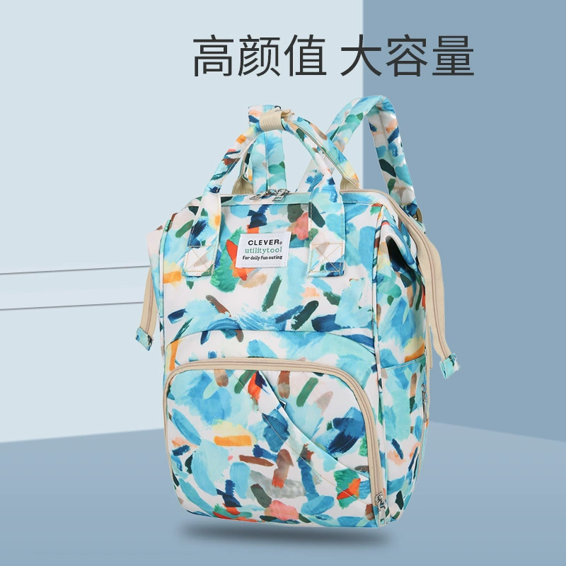 Mommy bag nữ đa chức năng ba lô công suất lớn nhẹ túi xách tay mẹ túi xách tay phụ nữ mang thai túi đi chơi - Túi / túi Baby