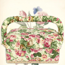 Cross stitch tool hand embroidery household needle thread storage box European sewing thread storage box tool pastoral Rose