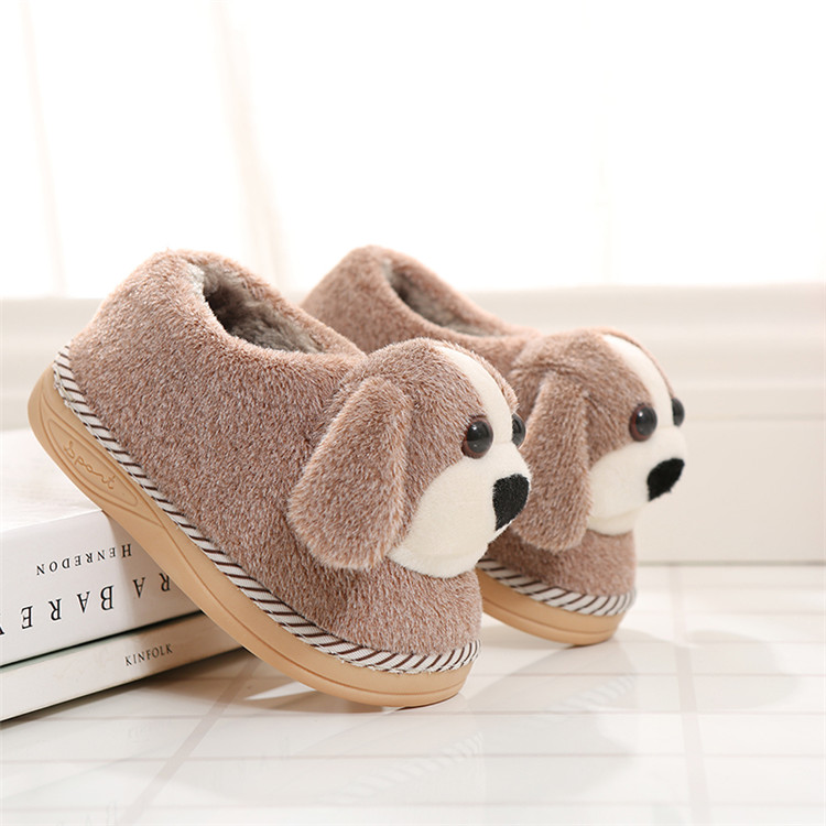 Chaussons enfants en suède pour hiver - semelle caoutchouc - Ref 1031076 Image 17