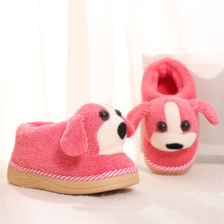 Chaussons enfants en suède pour hiver - semelle caoutchouc - Ref 1031076 Image 14
