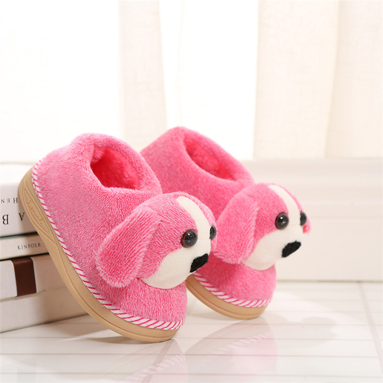 Chaussons enfants en suède pour hiver - semelle caoutchouc - Ref 1031076 Image 20