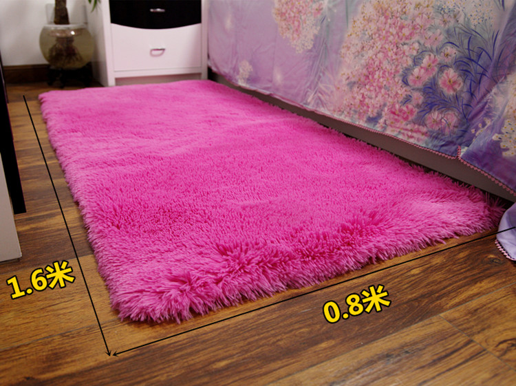 Dày Silky phòng thảm sống bàn cà phê phòng ngủ cửa hàng bên cạnh giường thảm rửa cho nhà tatami mat tùy chỉnh - Thảm thảm chụp ảnh