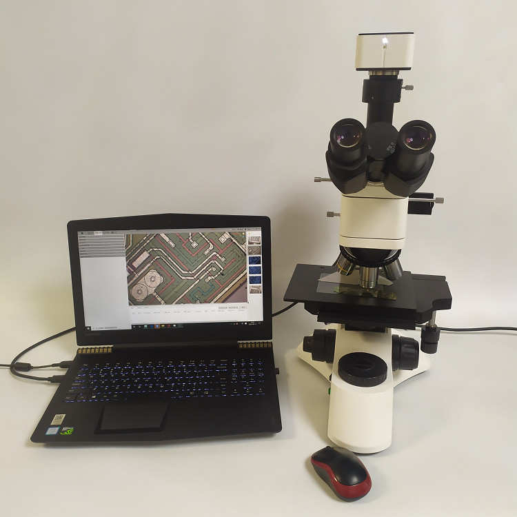 Digital Ming Dark Field Gold Phase Microscope Silicon Chip Inspection Microscopy Wafer Chip Line Inspection Microscope