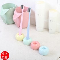 Japan-style Ceramic Toothbrush Holder rack Electric toothbrush seat Daily Home Department Store teeth Contained Toothbrush Base Support