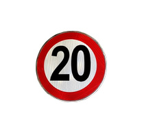 Round explosion limit height limit wide limit speed traffic sign cards Various specifications can be customized as required by the customer