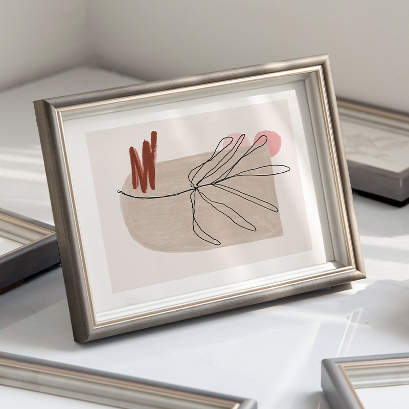 Photo Frame for Tabletop or Wall Hanging, Modern and Simple, 6inch 7inch 8inch Light Luxury Style for Living Room and Bedroom, Photo Frame for Printing Photos