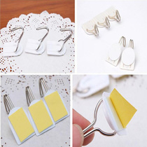 Strong ceiling ceiling adhesive charm Creative sticky hook Poster personality wall decoration viscose seamless sticky hook hook