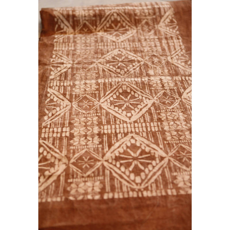 Gugu Maibu Workshop Persimmon-Dyed Hand-Woven Cloth, Traditional Cloth, Printed Cloth Gugu Maibu Workshop Persimmon-Dyed Hand-Woven Cloth, Traditional Cloth, Printed Cloth