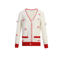 13demarzo covered bear knit cardigan color long coat women 2021 Spring New Year Limited