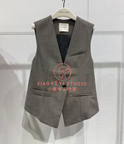 Little Faye ED counter 2021 autumn EBA3WAI005 temperament vest casual coat 1999