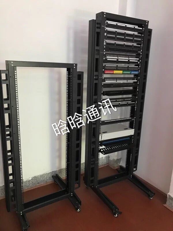 Special price network cabinet rack 1 2-2 meter cabinet Internet wiring engineering open frame sample display case