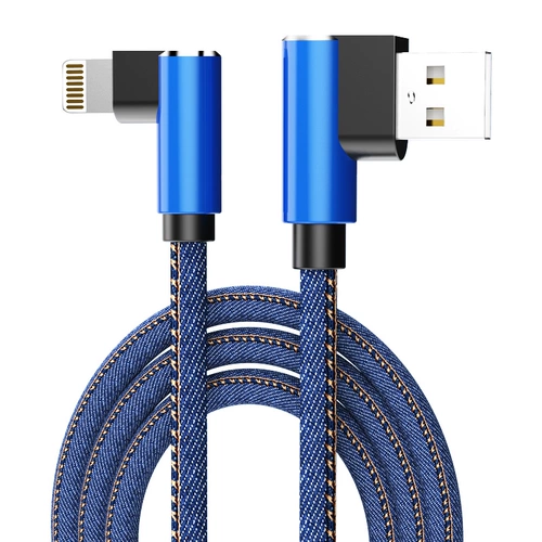 Применимо к Apple Elbow Data Cable Cable iPhone6 ​​Line Line Mobile Phone 7PLUS FAST Зарядка 8x Six SE расширенные 2 -метровые 2 -метров