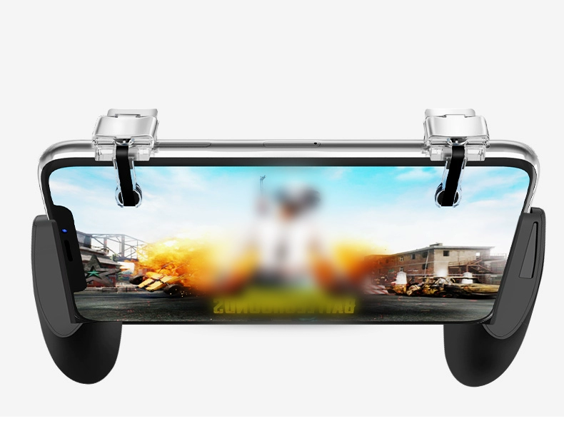 Trò chơi di động gà tạo tác kích thích chiến trường phụ trợ gamepad sống sót Jedi phiên bản di động Android Apple đặc biệt nút bấm bắn bốn ngón tay Qi Quan Quân tấn công gà vật lý ngoại vi cầm - Người điều khiển trò chơi tay cầm xbox 360 chính hãng