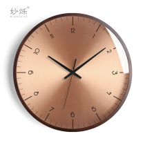 Nordic wall clock home living room clock modern creative clock atmospheric fashion wall watch bedroom ultra-quiet quartz clock