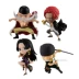 Bandai One Piece Phiên bản nhà hát Hộp hình trứng Luffy Hoàng hậu Sauron Râu trắng Ace Tóc đỏ Trang trí thủ công - Capsule Đồ chơi / Búp bê / BJD / Đồ chơi binh sĩ