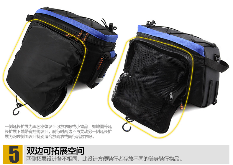 Sacoche pour vélo mixte YONGRUIH - Ref 2211599 Image 70