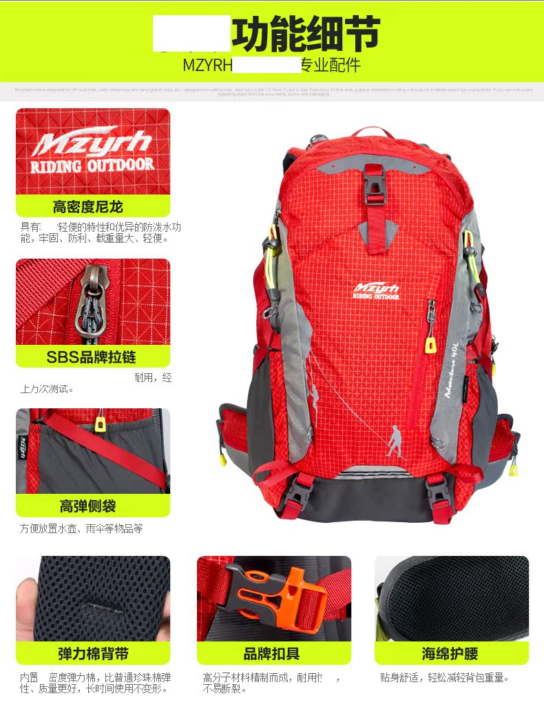 Sacoche pour vélo mixte MZYRH - Ref 2232175 Image 22