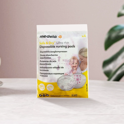 Medela, прокладки для груди, 4 штук