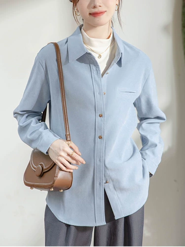 Осенняя рубашка, дизайнерский лонгслив, куртка