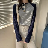 Осенний лонгслив для отдыха, в корейском стиле, свободный крой, популярно в интернете