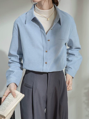 Осенняя рубашка, дизайнерский лонгслив, куртка