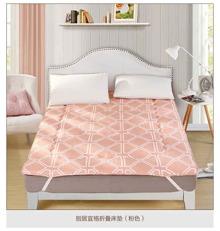 Hàng dệt may nhà Mercury Giường gấp nệm Bieju Yige 笠 1,8 m giường trampoline đệm lót - Nệm nệm hơi nước