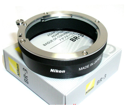 Nikon Nikon inverted ring BR-3 for matching BR-2A lens tail switching ring can pick up 52mm filter mirror