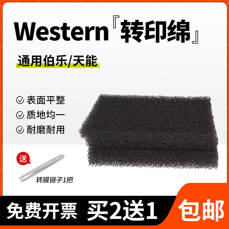 Western blot转印棉湿转转印海绵垫海绵衬垫多孔垫通用伯乐/天能
