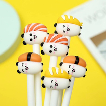 Korean Stationery Cute Sushi Styling Sexual Pen Cartoon Small Animal Water Pen Black Sign Pen Learning Gift