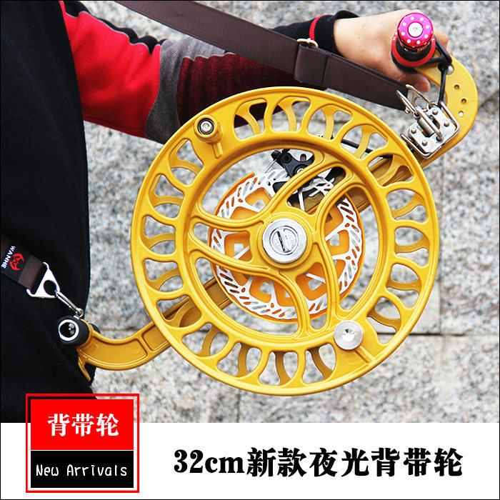 Weifang Kite Wheel Night Light Alloy Huddling Bag Wheel Six Guide Large Adult Wind Zheng Line Wheel Y65