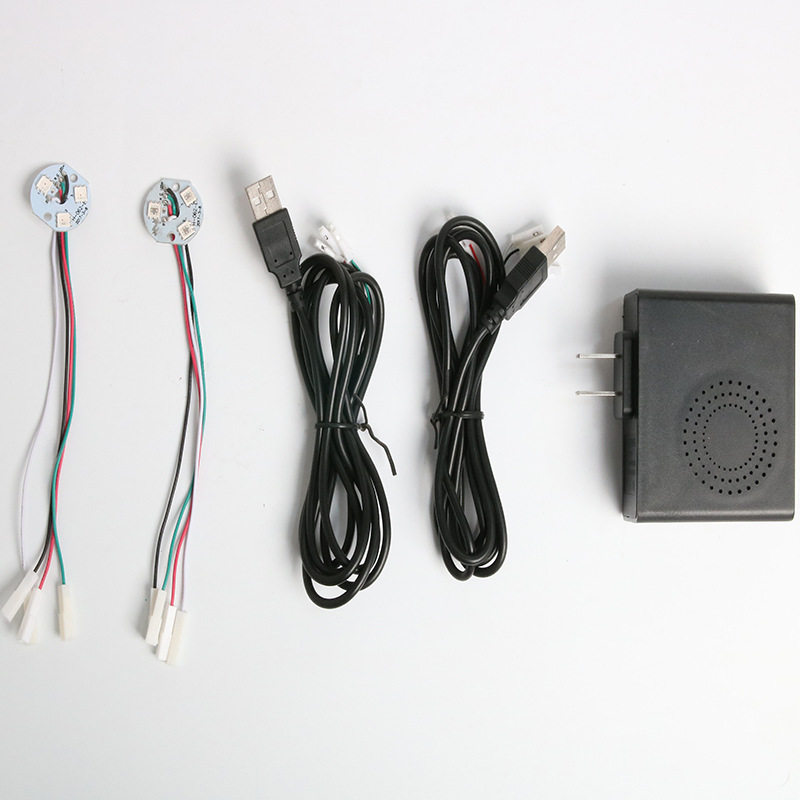 led light high brightness Seven color lotus light plate USB card with built-in 32 first song water crystal lamp glazed lamp for light source-Taobao