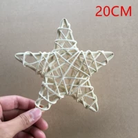 20см -звезда риса белая пентаграмма