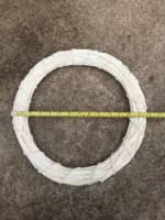 Белое кольцо, 35см