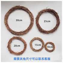 Natural soil rattan ring rattan ring Christmas garland eternal wedding kindergarten handmade diy dry rattan decorative ring creation