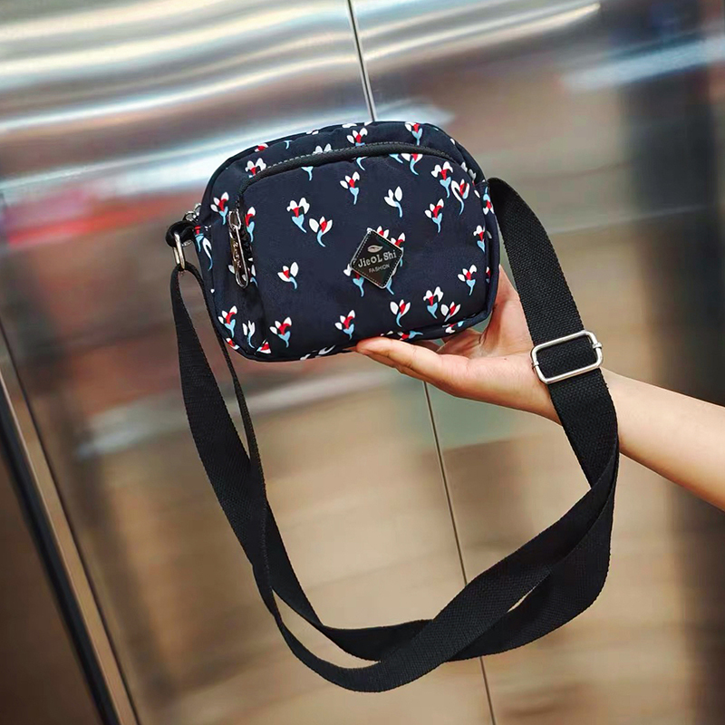 Middle-Aged Women's Mother Bag 2023 New Fashion Single-Shoulder Small Cloth Bag Cross-Body Mini Mobile Phone Bag Oxford Cloth Women's Bag