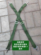 In stock vintage ground support suspenders for men and women equipment canvas metal iron buckle suspenders